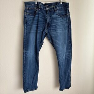 Polo Ralph Lauren Varick Slim Straight‎ Jeans Mens 38x30 Blue Denim Cotton